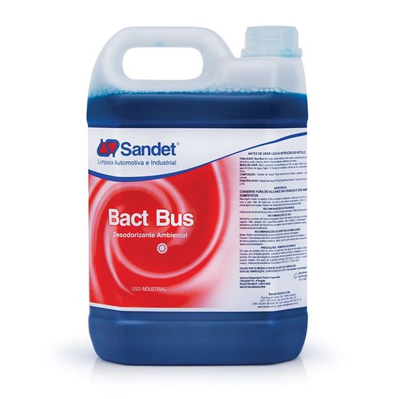 Bact Bus Bactericida e Desodorizante Sandet - 5 Litros